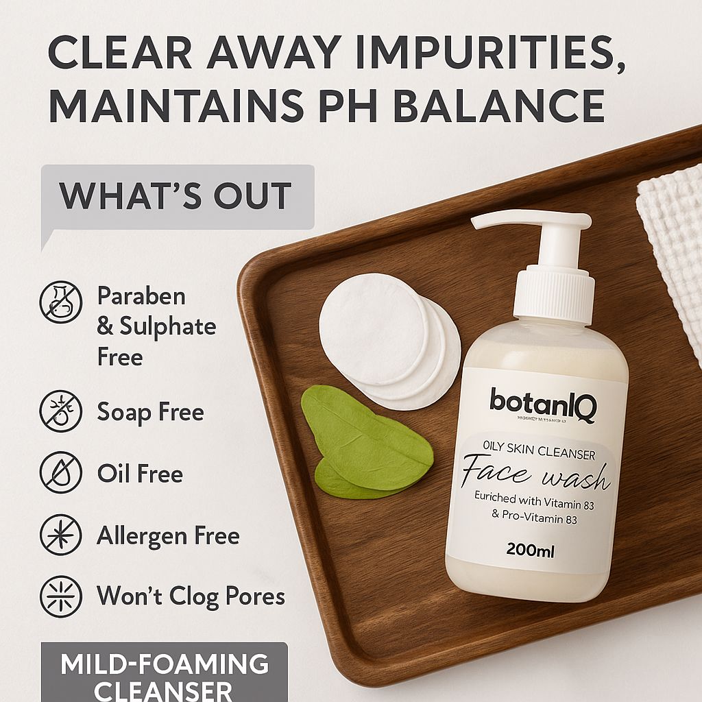 Oily skin cleanser face wash