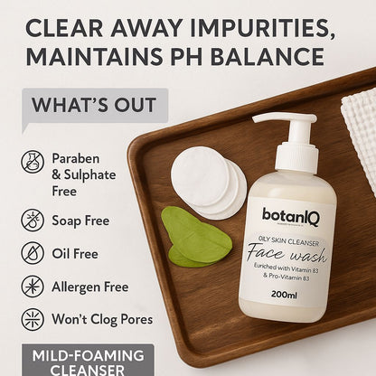 Oily skin cleanser face wash