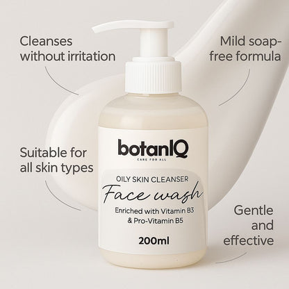 Oily skin cleanser face wash