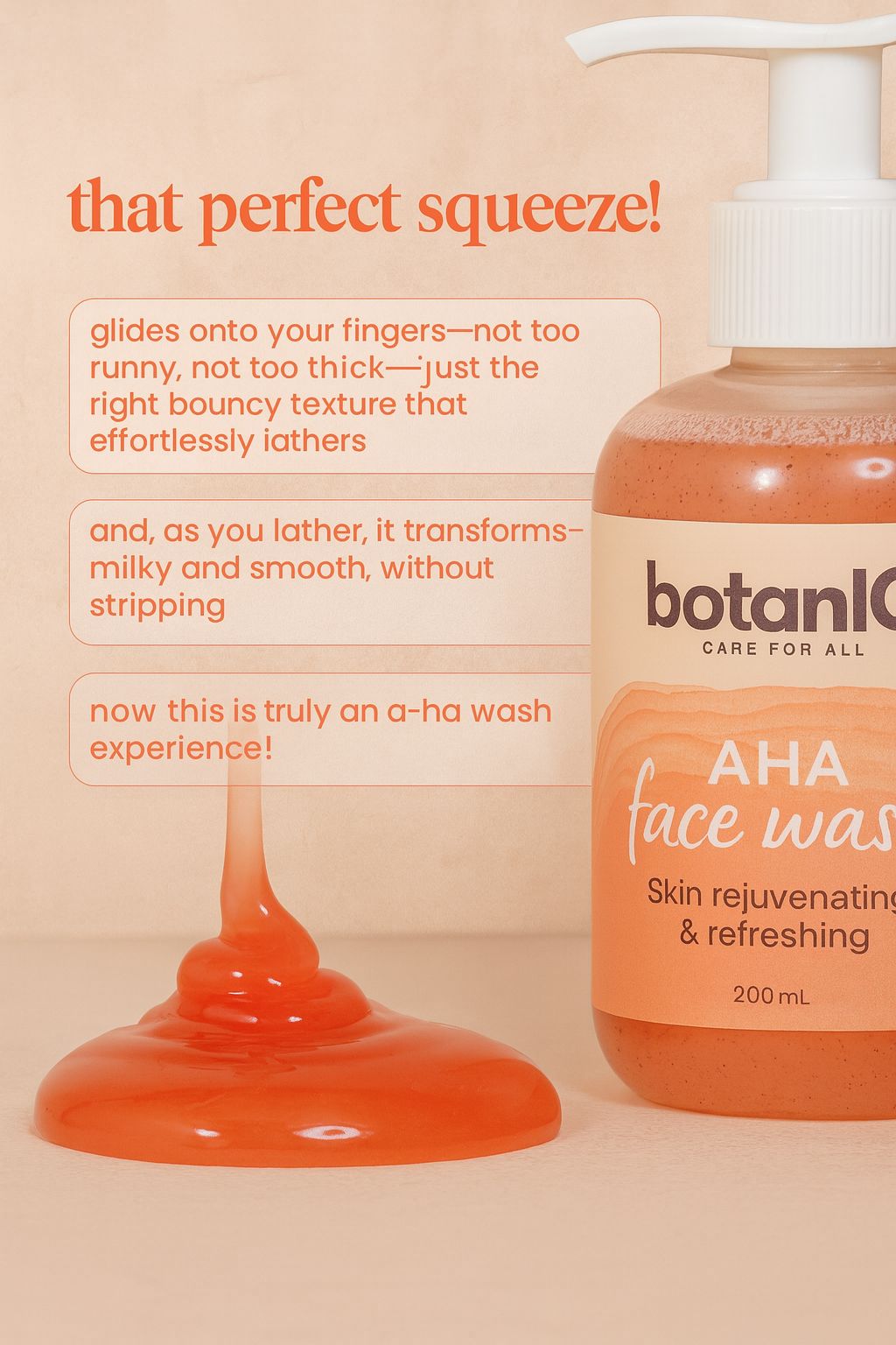 AHA face wash