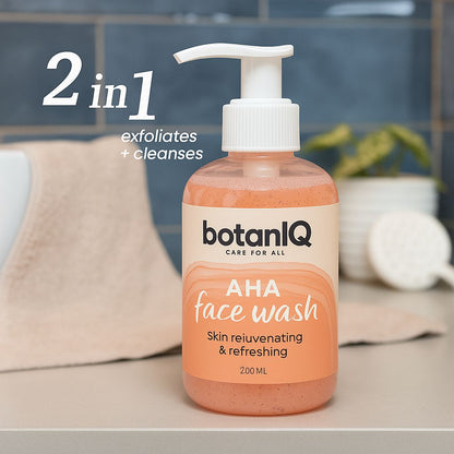 AHA face wash